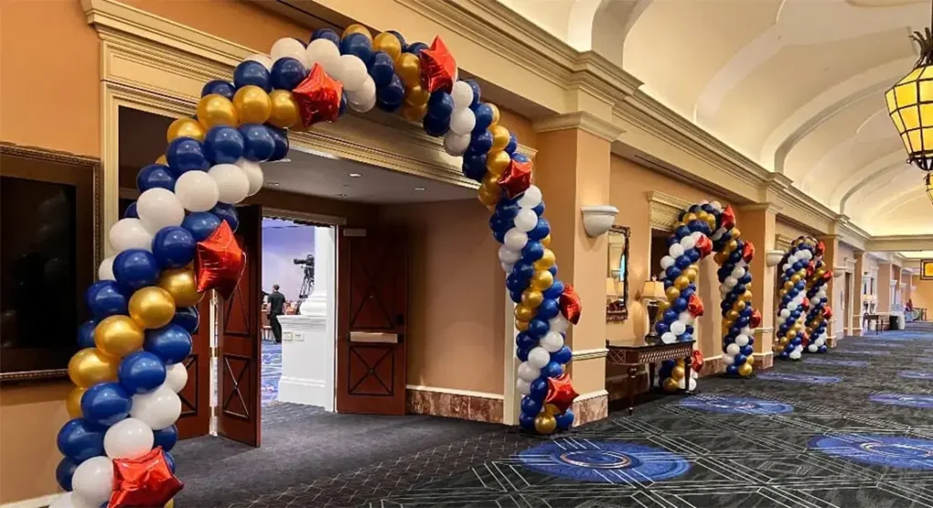Balloon decoration at your conference